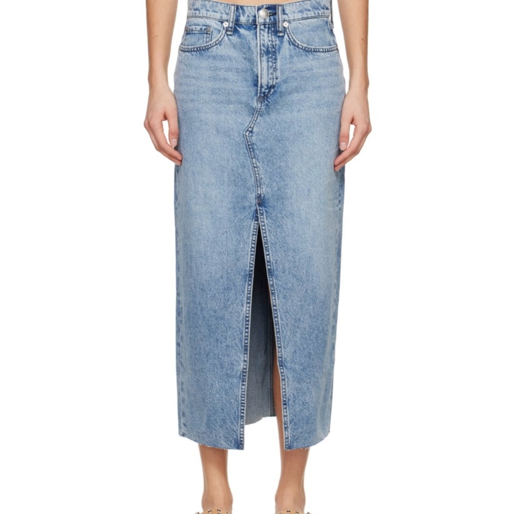 rag & bone blue Clara Maxi skirt size 26